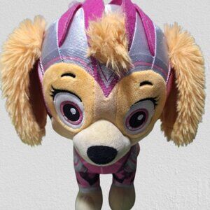 Paw Patrol Mighty Movie Skye Pup Plush Stuffed Animal Toy 2023 Dog Girl 12"